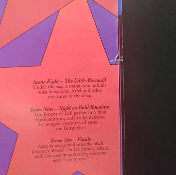 WALT Disney's World On Ice Souvenir Program Bundle-Growth Chart-Glasses-Fantasia - Picture 6 of 12